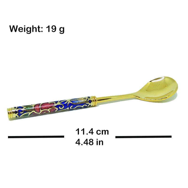 enamel souvenir fork & spoon